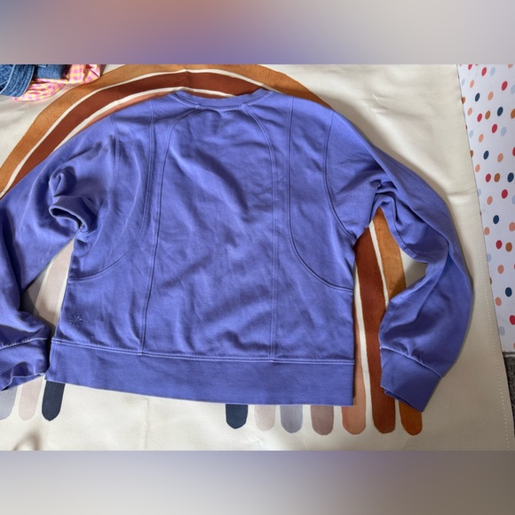 Athleta Women’s Crewneck Sweatshirt Purple Sz xx small - Picture 6 of 6